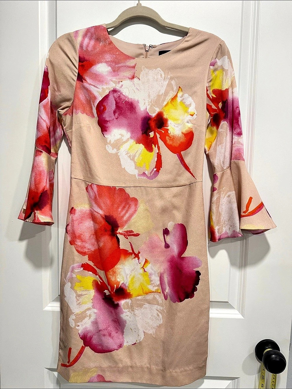 The Limited Floral Mini Dress in Pink & Red Size 0